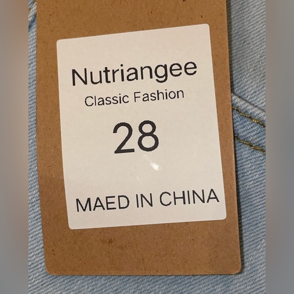 MEN’S slim straight jeans Rose embroidered 28 NWT - Picture 11 of 11